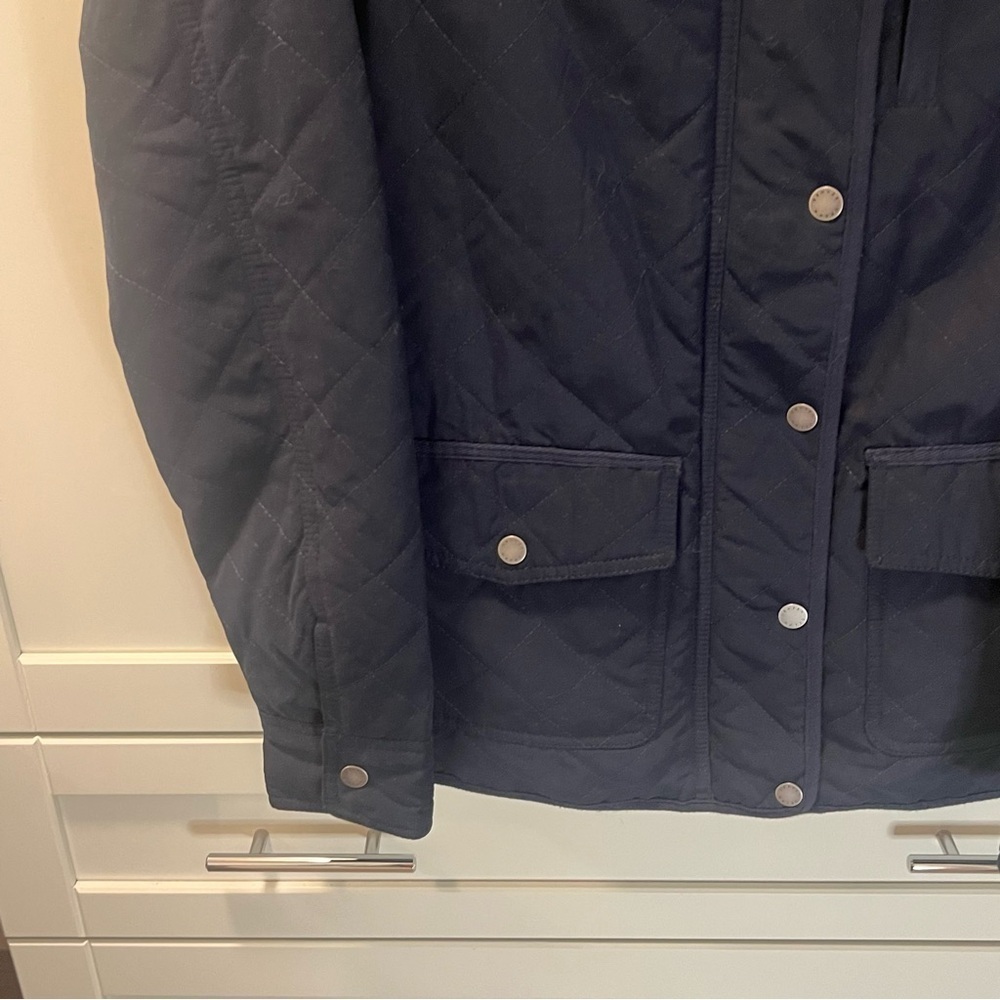 NWT DENVER HAYES Quilted Navy Blue Jacket Women's Size Medium - Picture 3 of 16